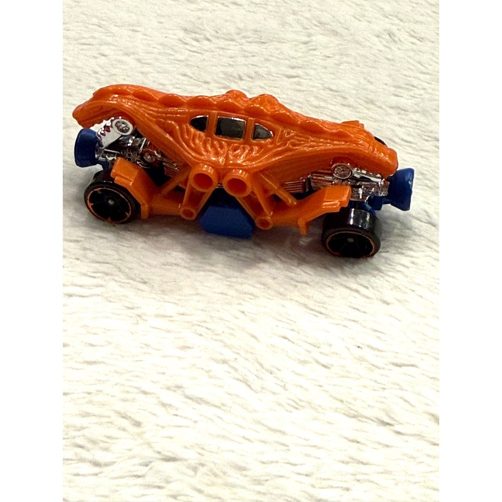 Hot Wheels Double Demon Orange Blue 1985 Mattel Diecast Toy Car